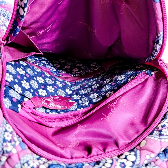 Vera Bradley Quilted Backpack Laptop Bag in Boysenberry - Picture 5 of 12